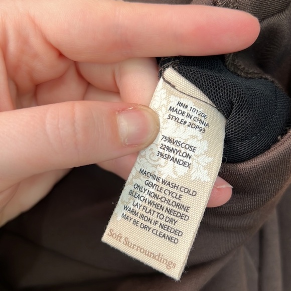 Soft Surroundings Thick Knit Skinny Ankle Dress Pants - Picture 8 of 8